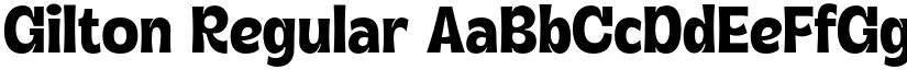 Gilton Regular font