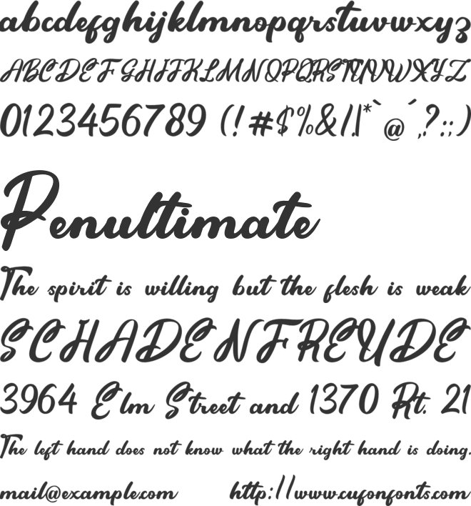 Ukasyah font preview