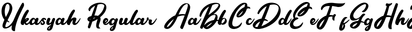 Ukasyah font download