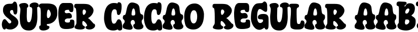 Super Cacao Regular font