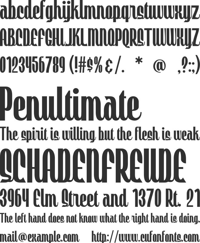 Sutra font preview