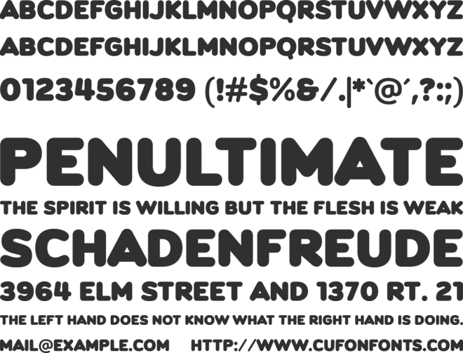 Donkin font preview