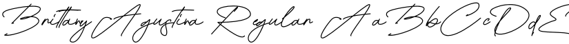 BrittanyAgustina font download