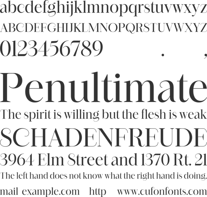 Hanol_TRIAL font preview