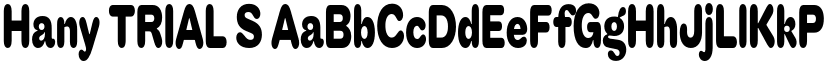 Hany TRIAL S font