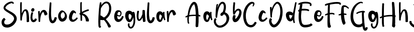 Shirlock font download