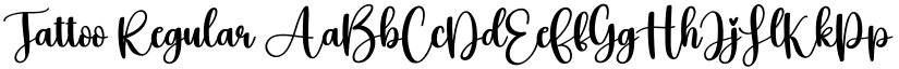 Tattoo Regular font