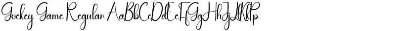 Gockey Game Regular font
