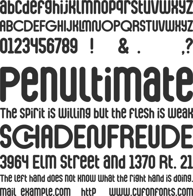 Chalmone font preview