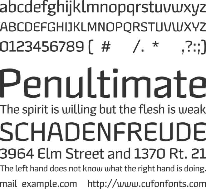 Hubsch Trial font preview