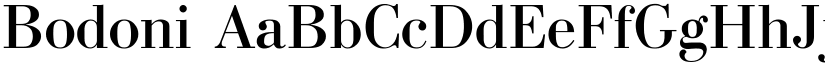 Bodoni font