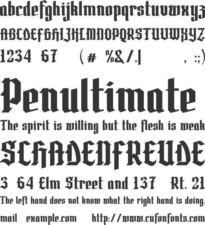 Aksara Murka font preview