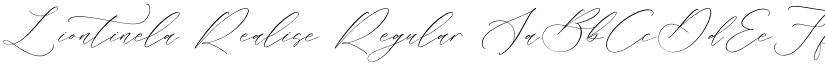 Liontinela Realise Regular font