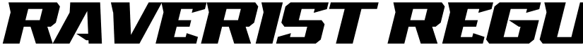 Raverist Regular font