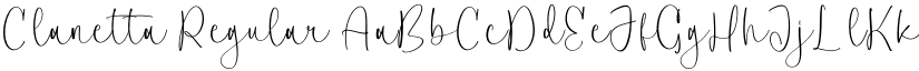 Clanetta Regular font