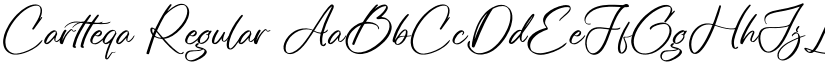 Cartteqa Regular font