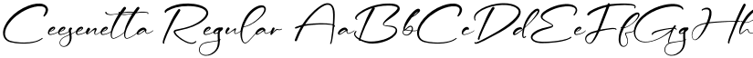 Ceesenetta Regular font