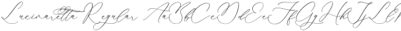 Lucimaretta Regular font