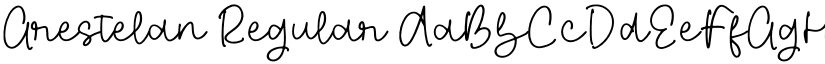 Grestelan Regular font