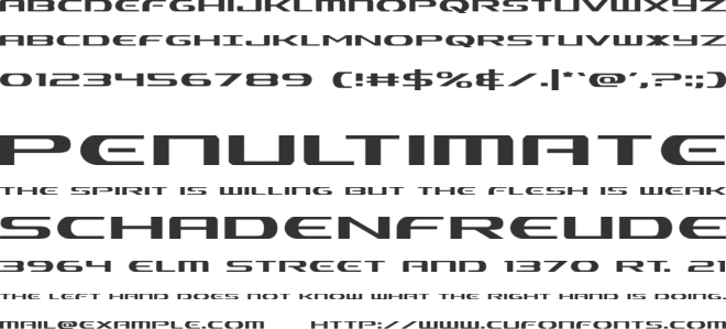 Alpha Men font preview