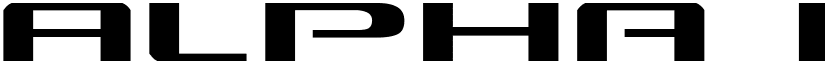 Alpha Men Regular font