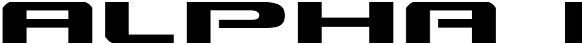 Alpha Men Bold Bold font