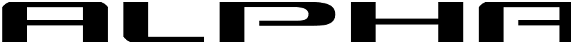 Alpha Men Expanded Expanded font