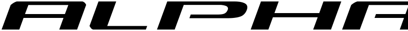Alpha Men Expanded Italic Expanded Italic font