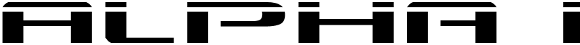 Alpha Men Laser Regular font