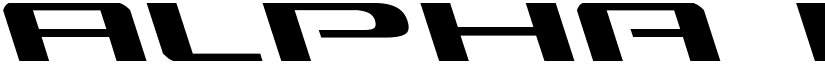 Alpha Men Leftalic Italic font