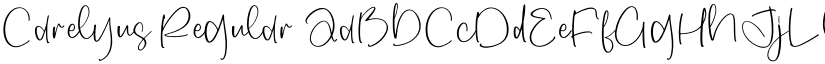 Carelyus Regular font