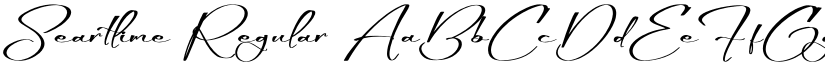 Seartlime Regular font