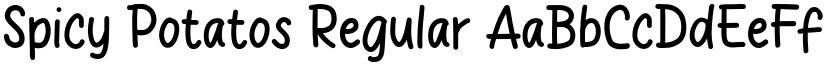Spicy Potatos Regular font