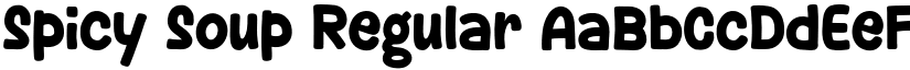 Spicy Soup Regular font