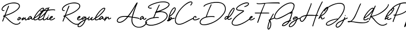 Ronalltie Regular font