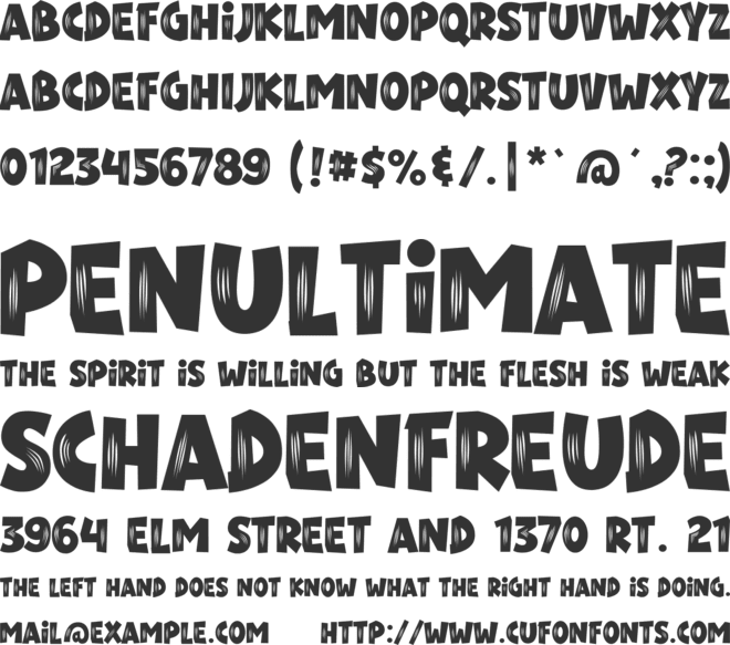 Robienz font preview