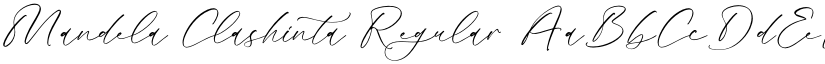 Mandela Clashinta Regular font