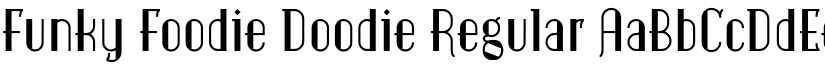 Funky Foodie Doodie Regular font