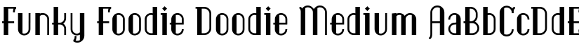 Funky Foodie Doodie Medium font
