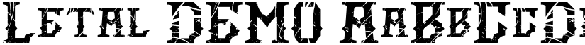 Letal DEMO font