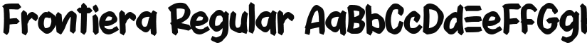 Frontiera font download