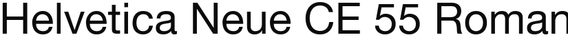 Helvetica CE 55 Roman font download