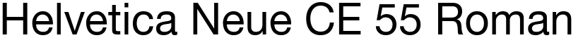 Helvetica CE 55 Roman font download