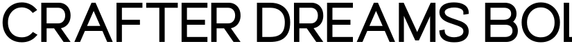 Crafter Dreams Bold font