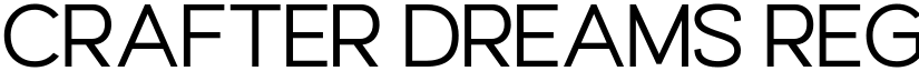 Crafter Dreams Regular font