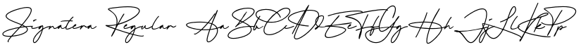 Signatera Regular font