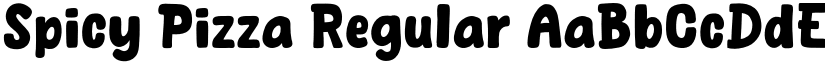 Spicy Pizza Regular font