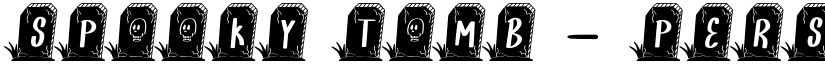 SPOOKY TOMB - Personal Use Regular font