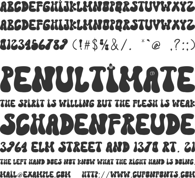 Black Cyclops font preview