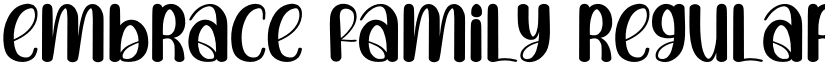 Embrace Family Regular font